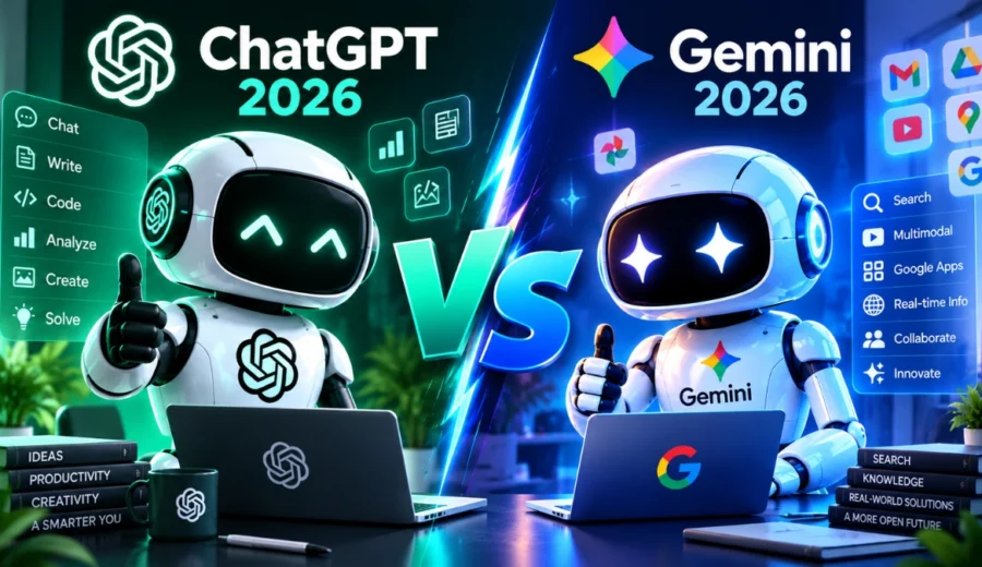 ChatGPT vs Gemini 2026